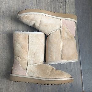 UGG TAN BOOTS SHEARLING WOMANS 7